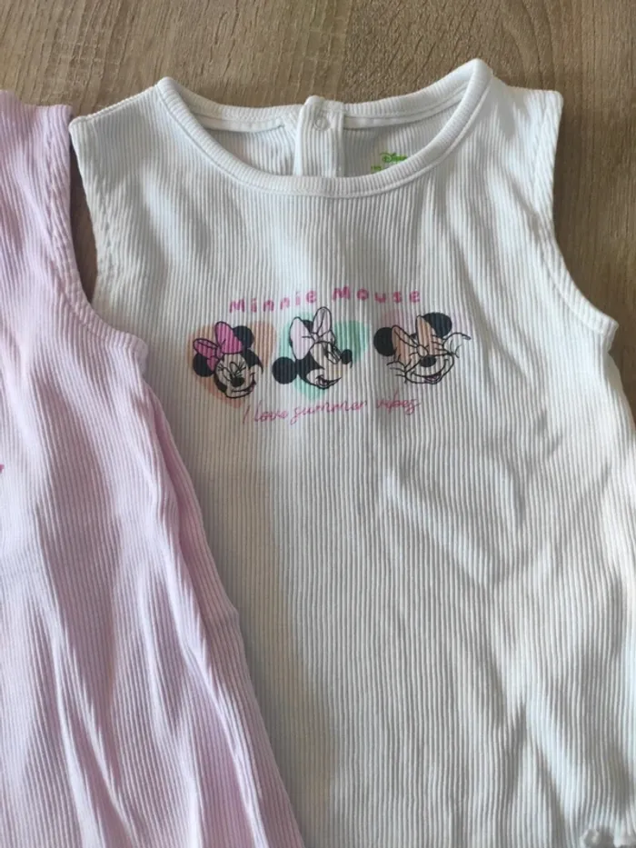 Lot débardeur Disney bebe fille - photo numéro 3
