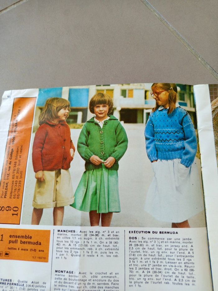 Magazine tout le tricot layette enfants - photo numéro 5