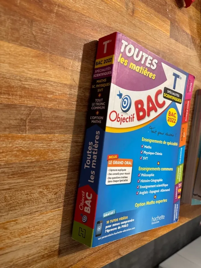 Livre toutes les matières, objectifs, bac, terminale - photo numéro 2