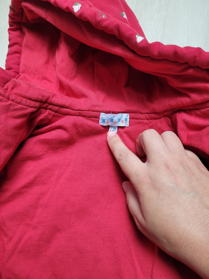 Manteau veste doudoune capuche 23 mois - photo numéro 2