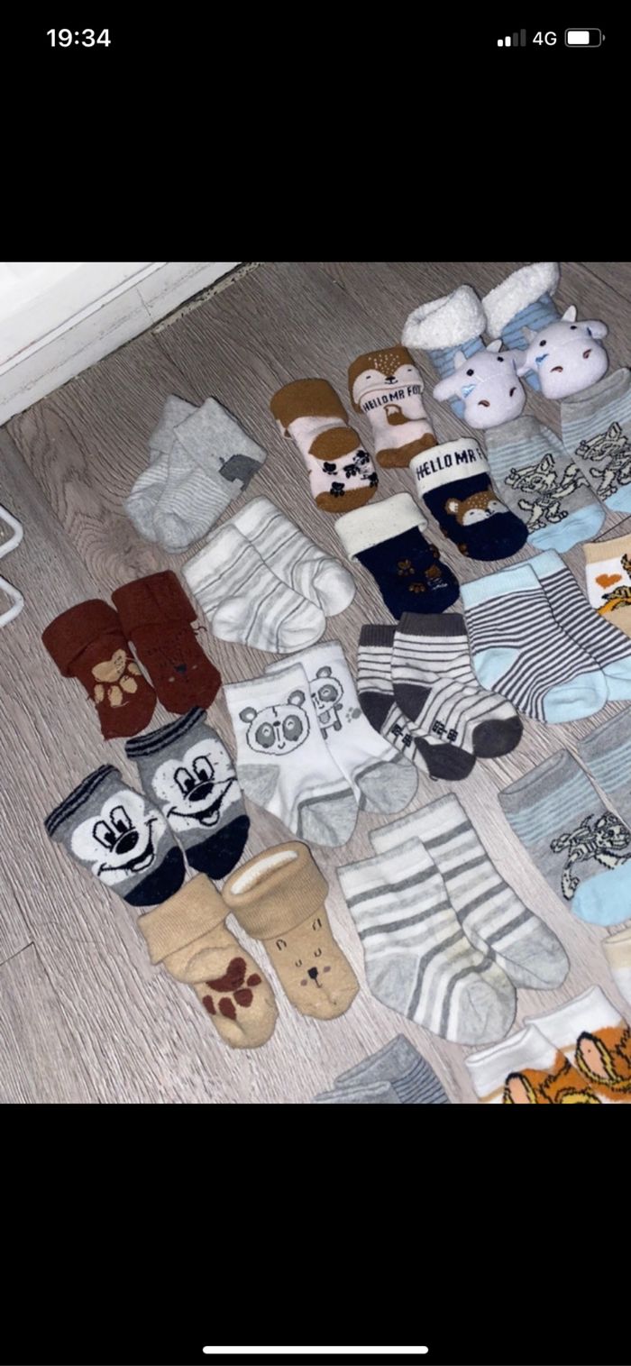 Chaussettes lot pour bébé - photo numéro 4
