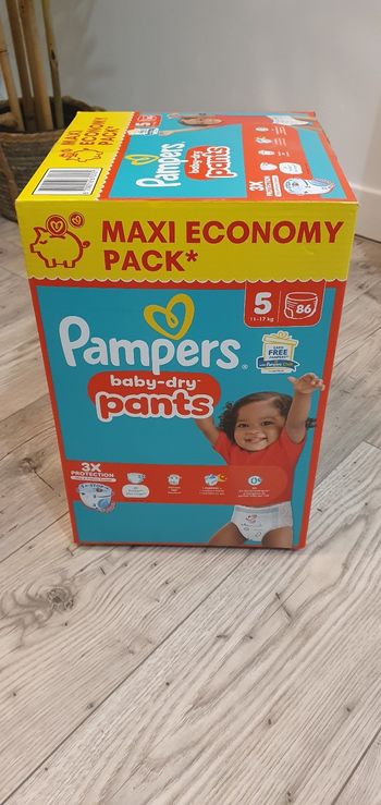 Couches Pampers baby-dry Pants T5