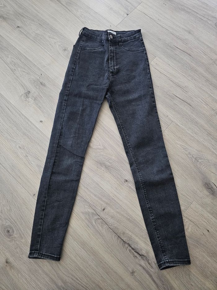 Jean skinny gris