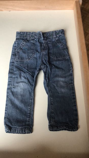 Jean bleu okaidi 18 mois