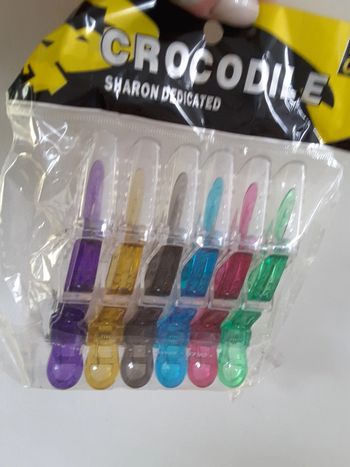 Lot 6 pinces cheveux