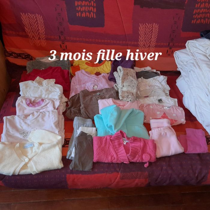 Lot 3 mois fille hiver