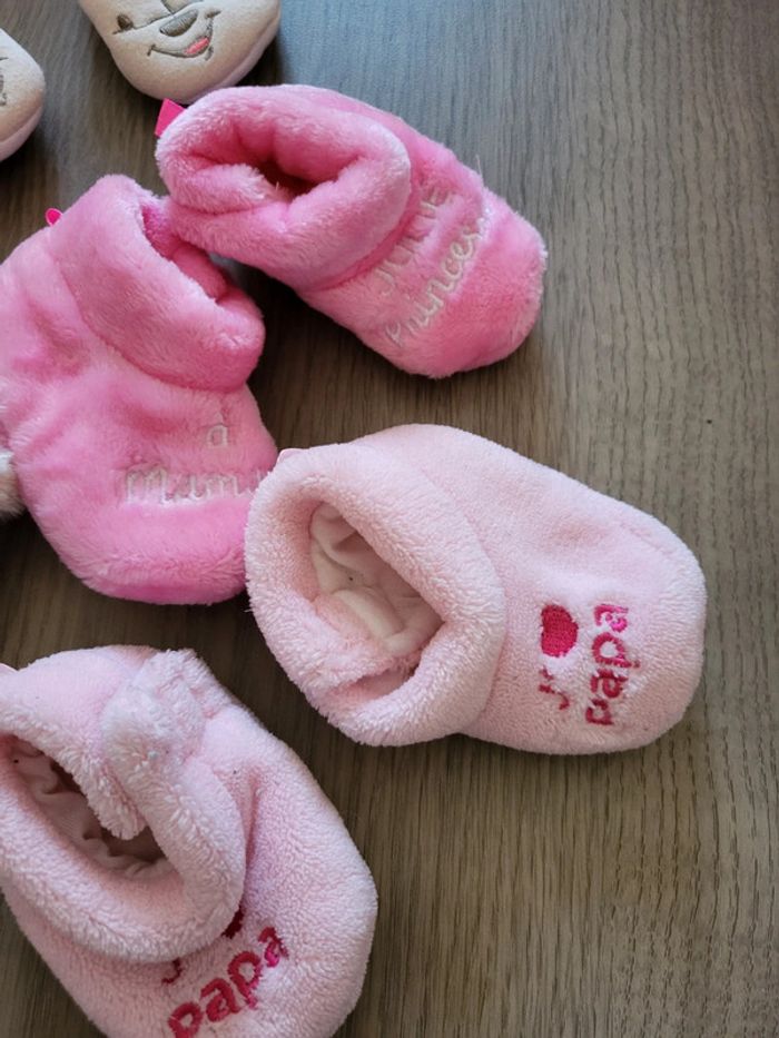 lot chaussons bébé - photo numéro 4
