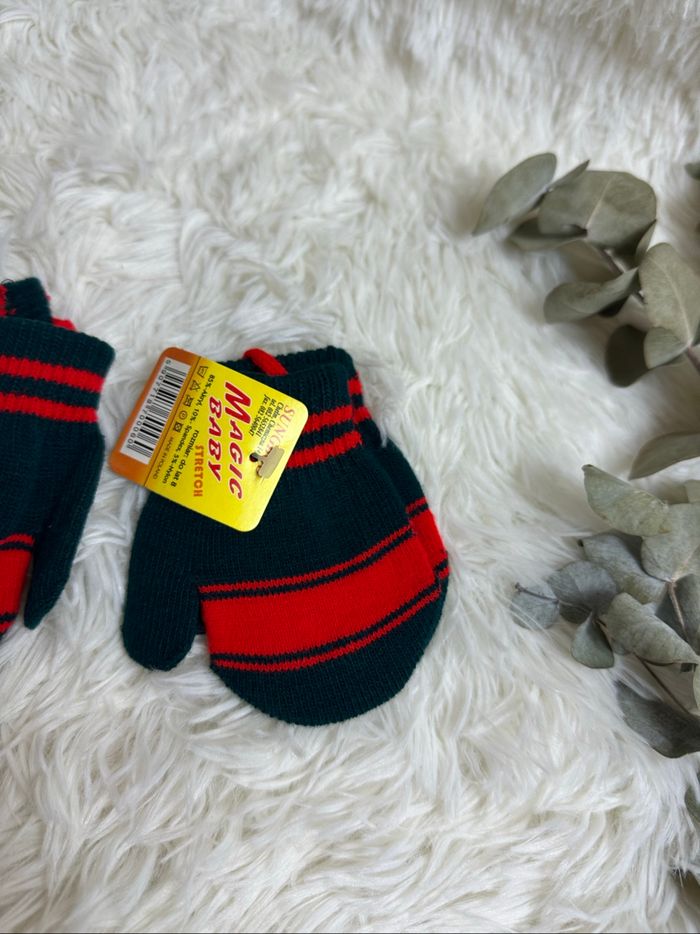 Lot de 2 paires de moufles Magic Baby - photo numéro 3