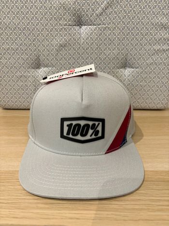 Casquette Grise "100%"