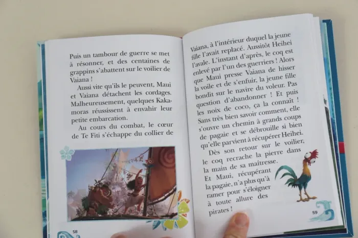 Livre "Vaiana, la légende du bout du monde: le roman du film" collection bibliothèque rose - photo numéro 3