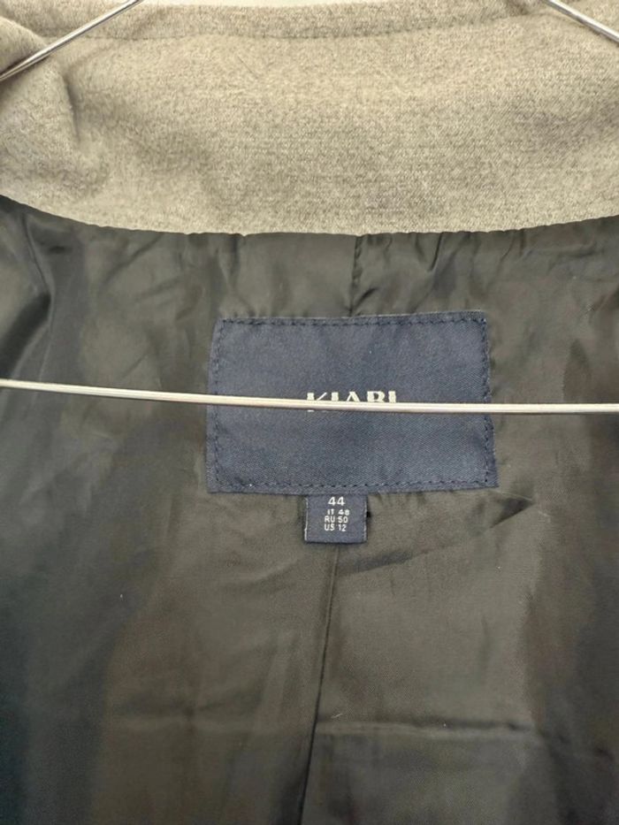 Manteau caban Kiabi gris femme taille 44 parfait état - photo numéro 3