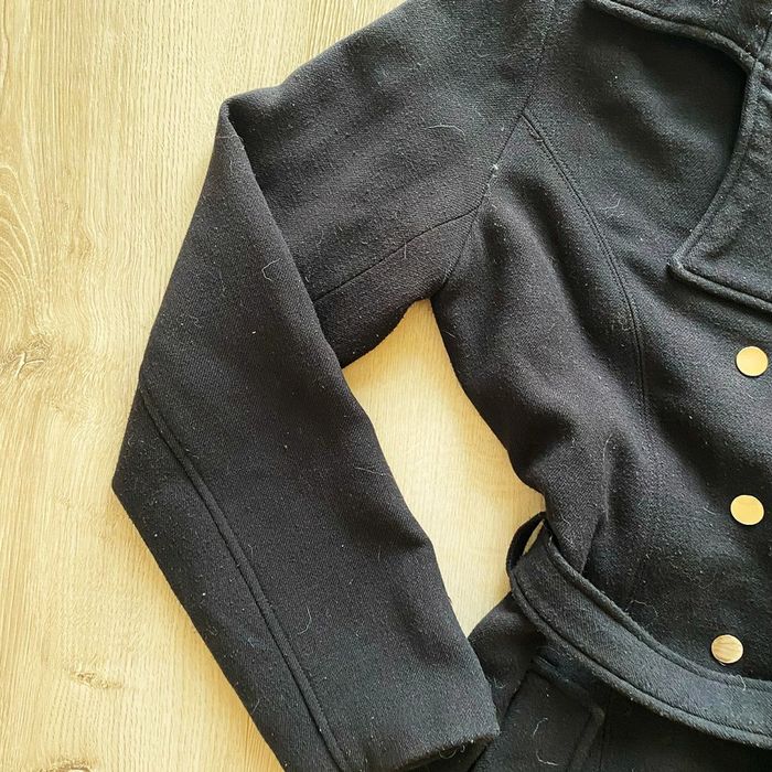 Phildar Vintage Caban Noir Style Français Slim Fit Femme Exclusive French Touch (Taille 40) - photo numéro 4