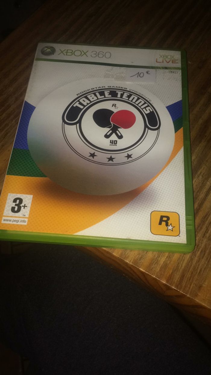 Jeu Xbox 360 tennis de table