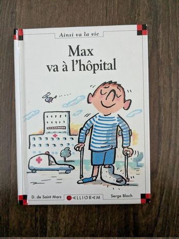 Livre Max va à l'hôpital n°10