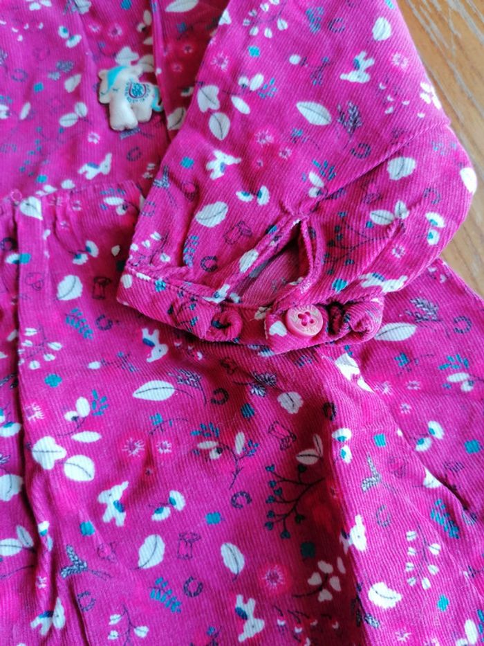 Ensemble robe velours côtelé Sergent Major 6mois - photo numéro 4