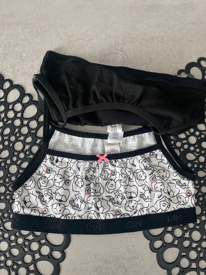 Lot de 2 brassieres dim 8 ans - photo numéro 2