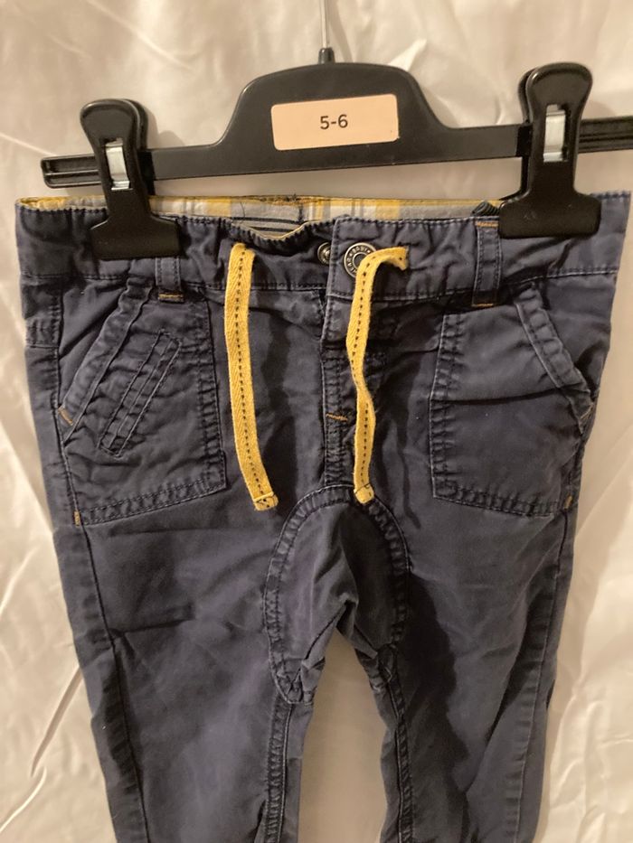 Pantalon Tape à l’Oeil – 18 mois / 81 cm – Bleu marine - photo numéro 4