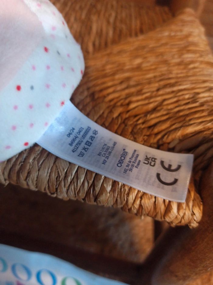 Doudou souris obaïbi tbe - photo numéro 5