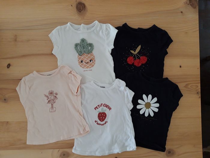 Lot  tee-shirt Kiabi 6 mois