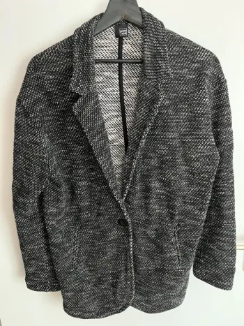 Veste blazer noire et blanche PIMKIE t.m