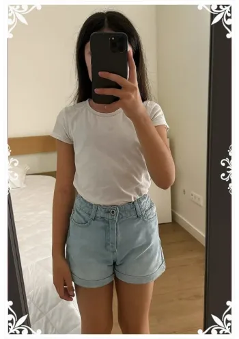 Short en jean okaidi taille 10 ans taille enfant fille