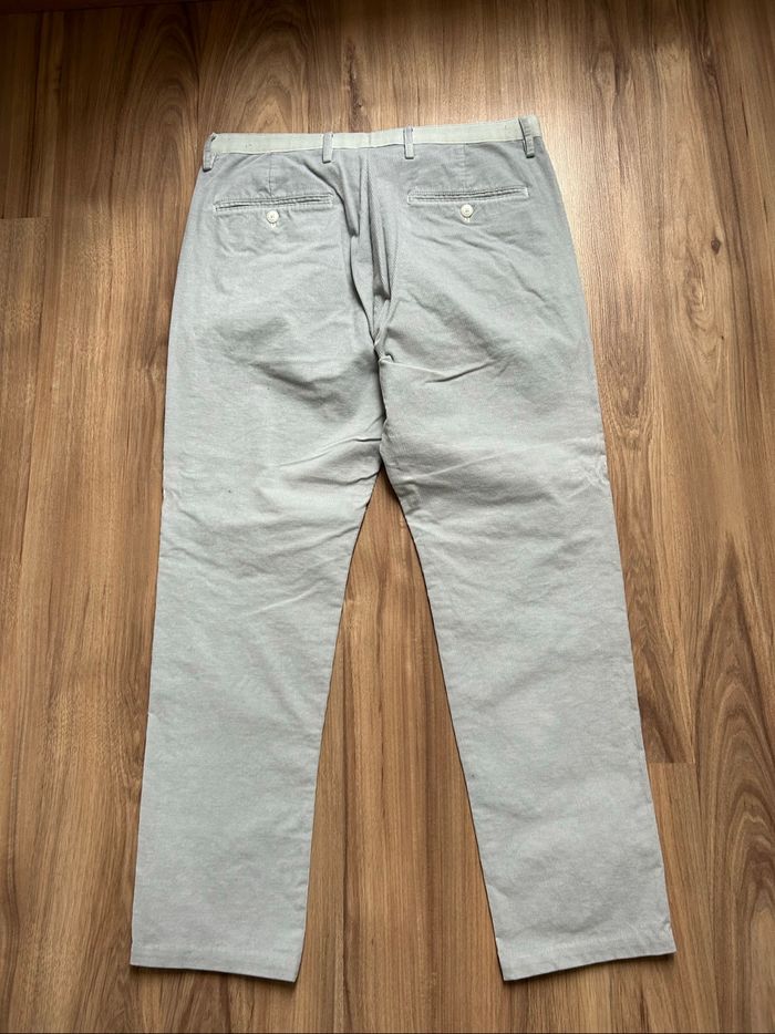 Pantalon gris/bleu Slim C25 côtelé Celio Tailles 42-44 - photo numéro 8