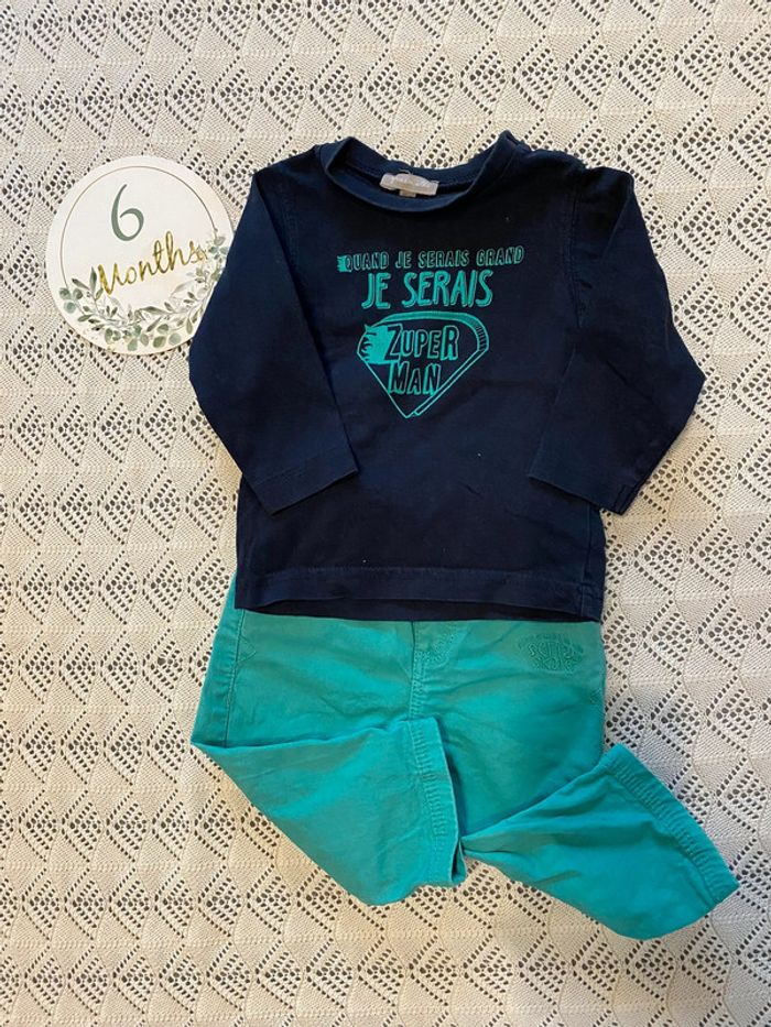 Lot été bébé garçon 6 mois - photo numéro 2