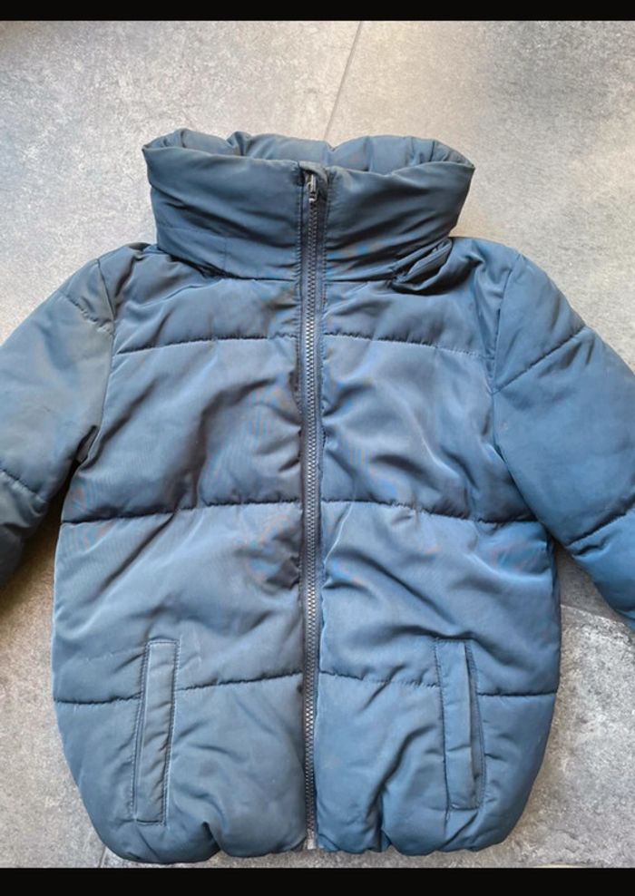 Doudoune à capuche bleu marine 8 ans - photo numéro 4