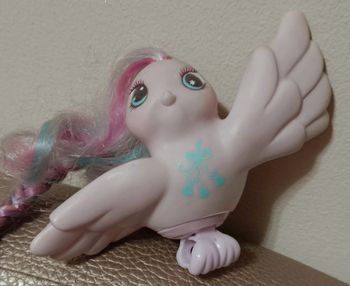 Tinsel tays figurine oiseau