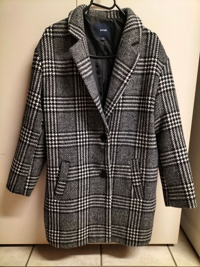 Manteau 3/4 carreaux