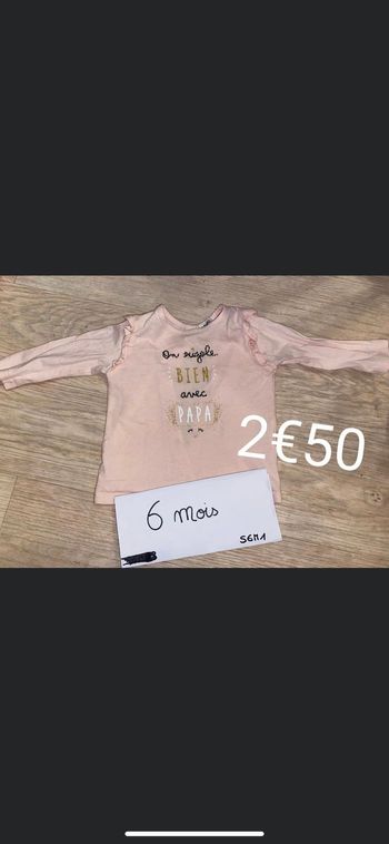 T shirt « on rigole bien avec papa »