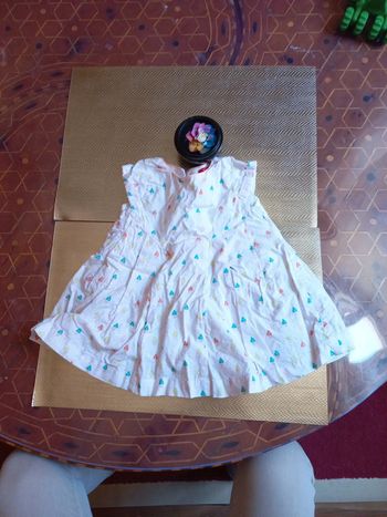 Belle robe avec voilage été