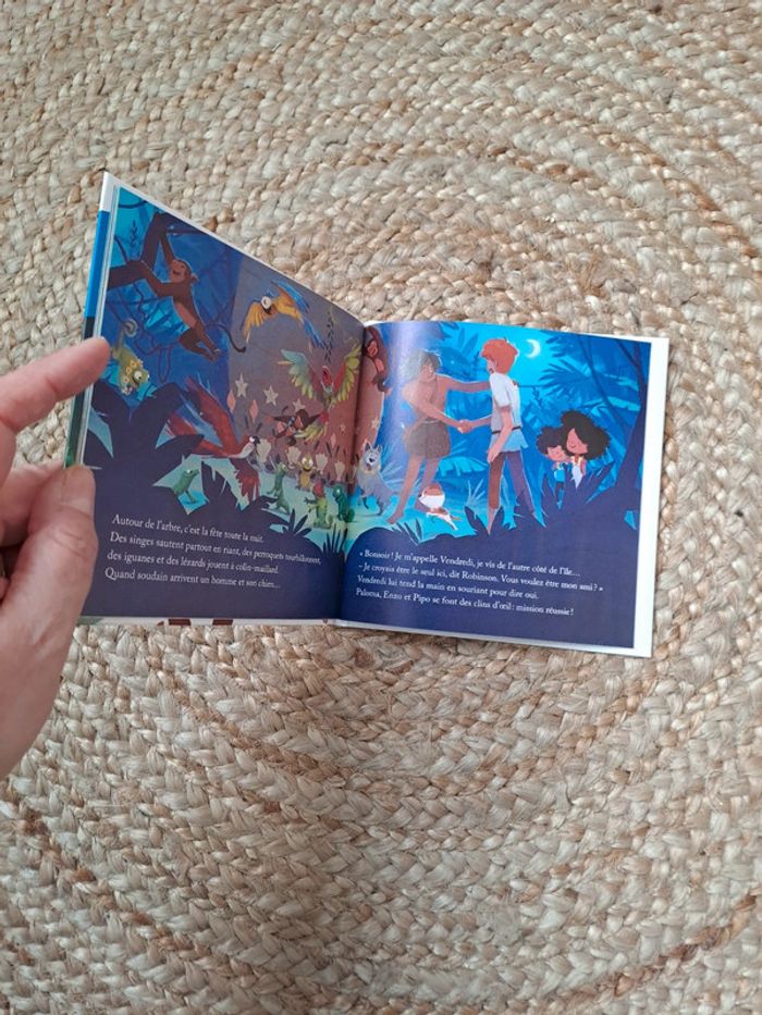 Livre enfant Une aventure avec Robinson Crusoé de Katherine Pancol - photo numéro 4