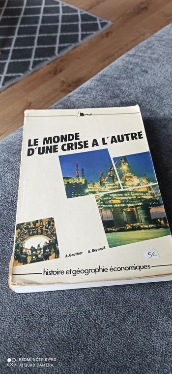 Livre le monde d une crise à l autre