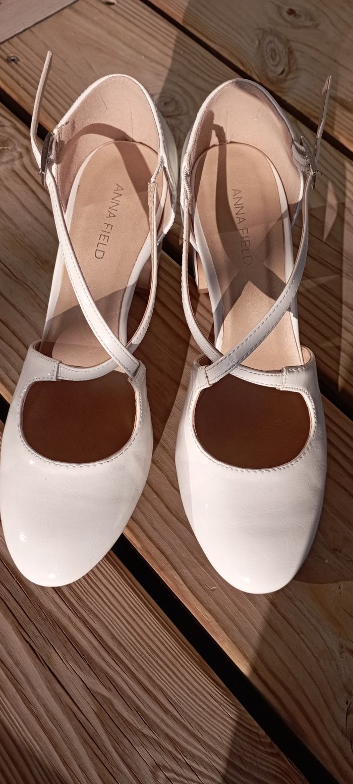 Chaussures femme couleur blanc à talon - photo numéro 10