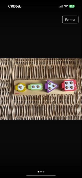 Jouet en bois Janod en très bon état 