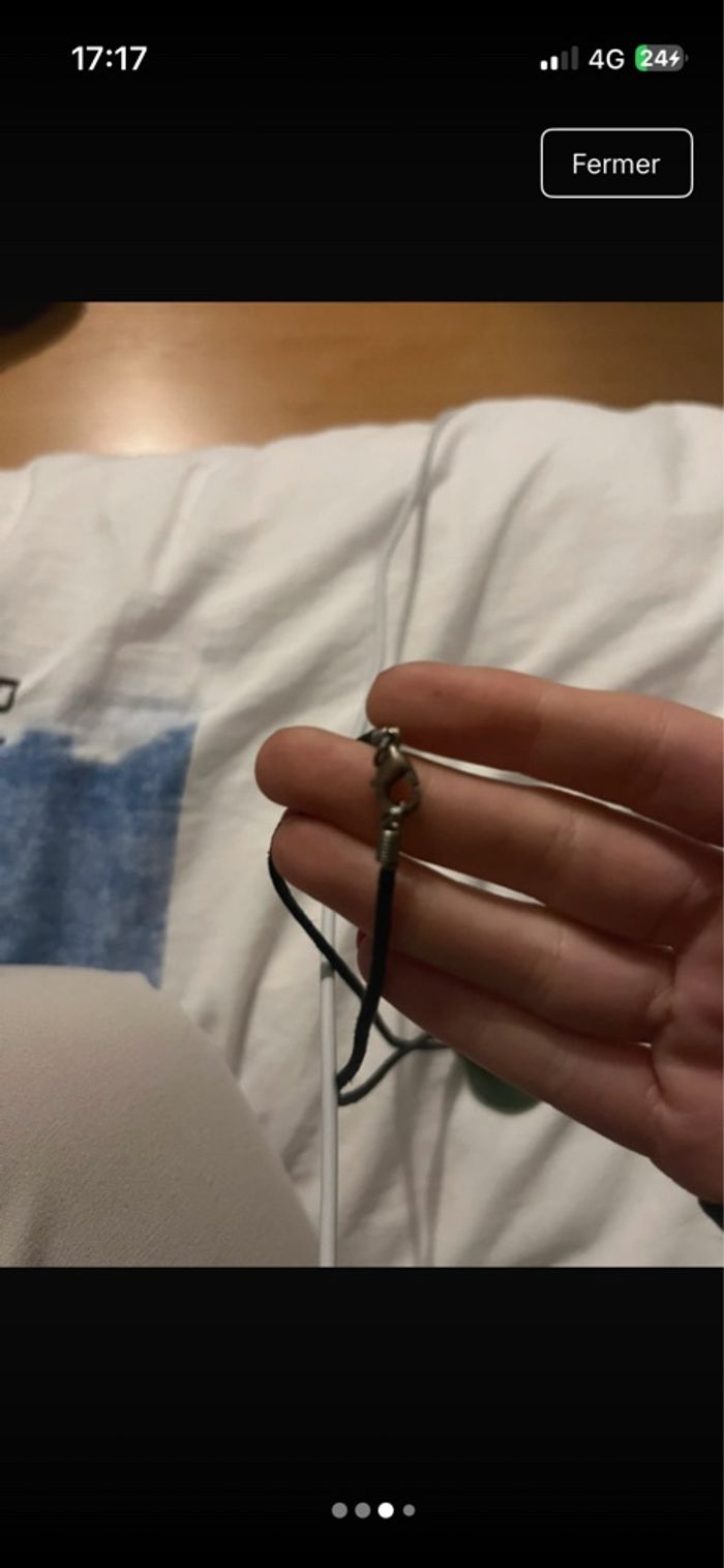 Collier pierre verte - photo numéro 4