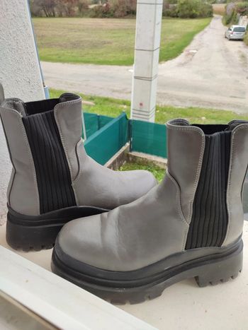 Bottines mi haute Pimkie à plateforme