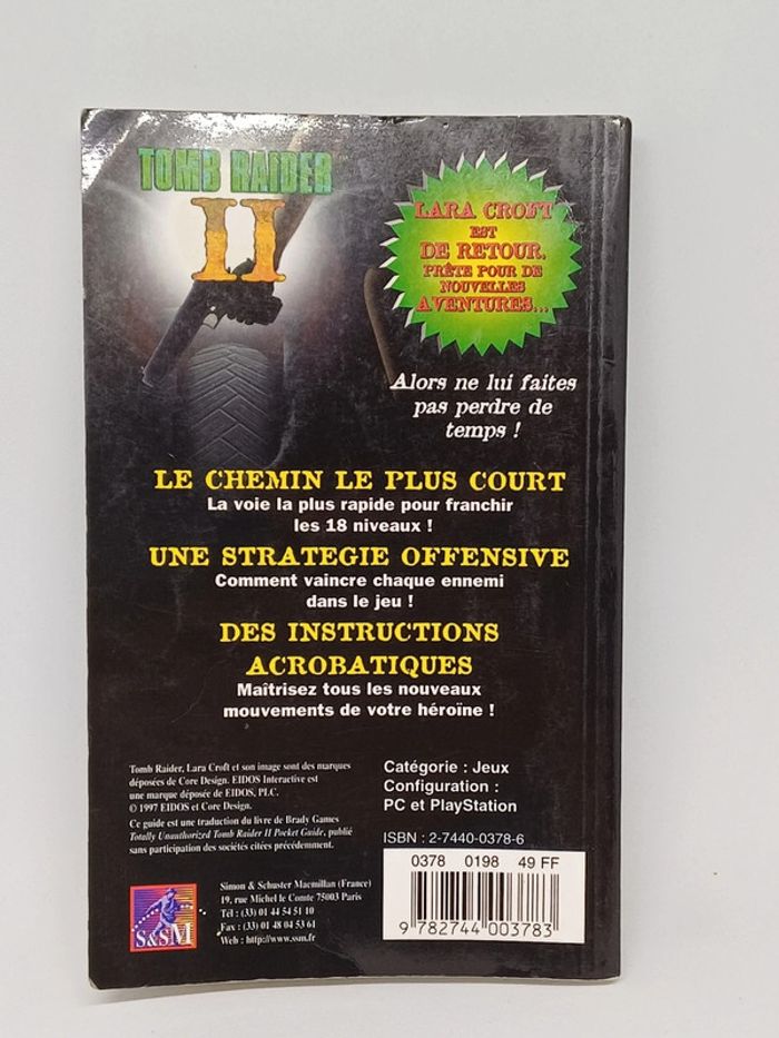 Livre Stratégies Tomb Raider II - photo numéro 2