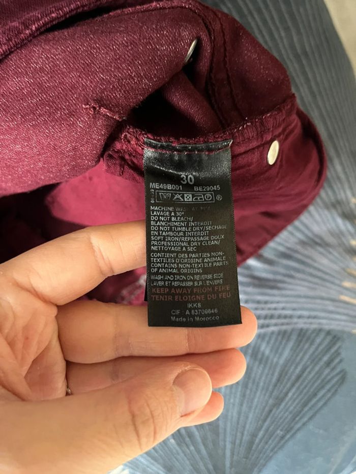Ensemble (blouse Cache Cache + pantalon taille basse Ikks) taille M très bon état - photo numéro 17