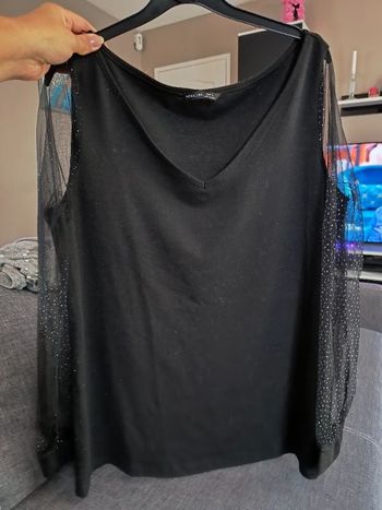 Haut noir femme