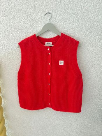 Gilet sans manches American Vintage East rouge / taille S