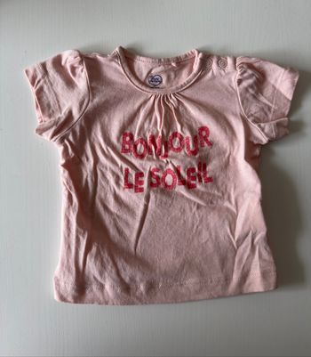 T-shirt fille 3 mois