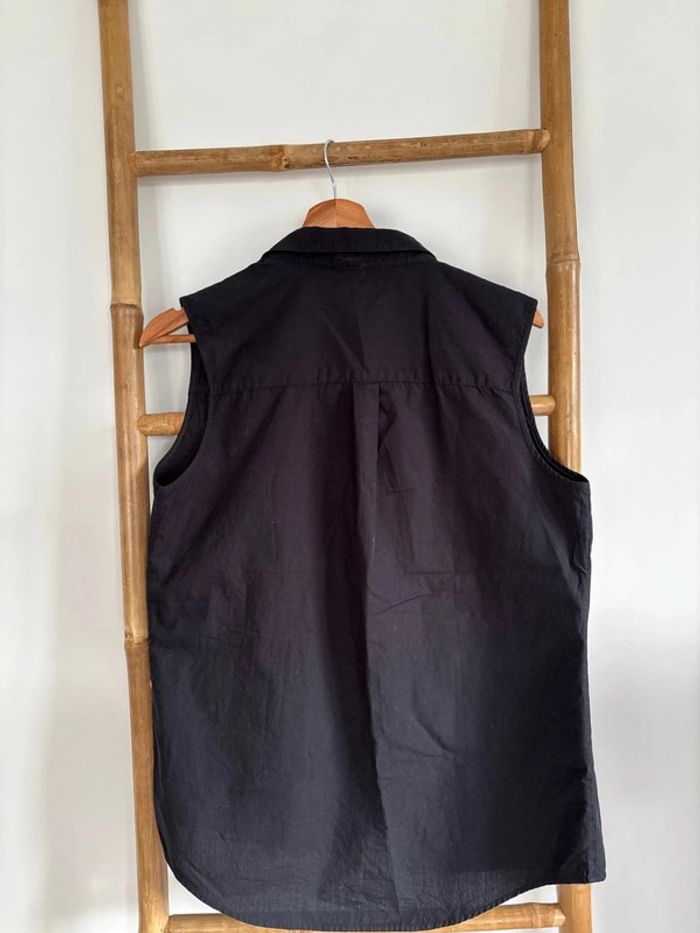 Chemise noire sans manche Calvin Klein taille S - photo numéro 7