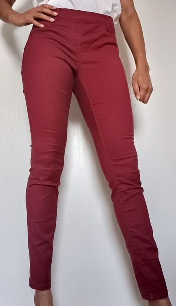 Jegging bordeaux camaïeu T40