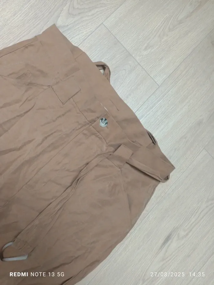 Magnifique pantalon cargo fluide marron taille xxxl Gémo - photo numéro 3