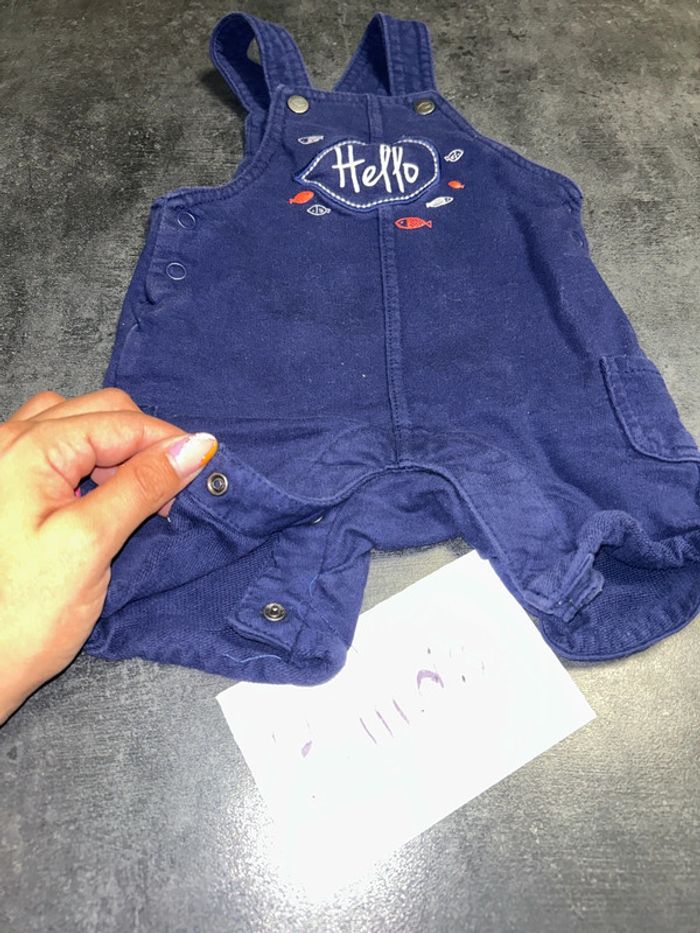 Salopette short « poissons » - photo numéro 2