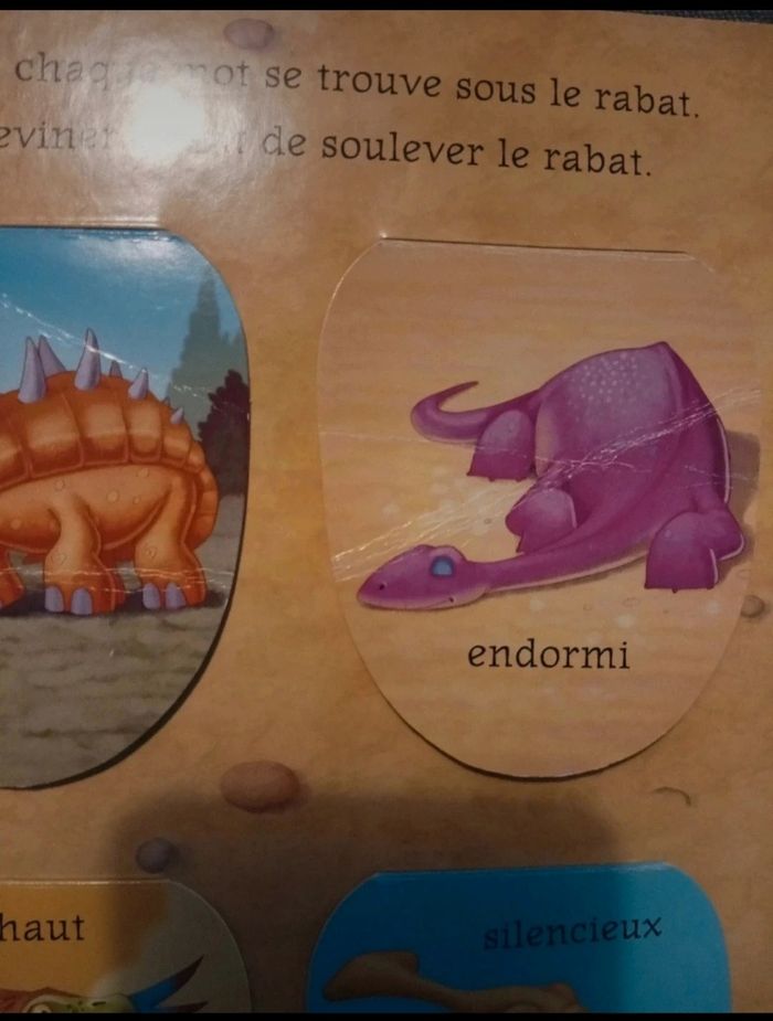 Livre avec volets où est tu petit dinosaure - photo numéro 7