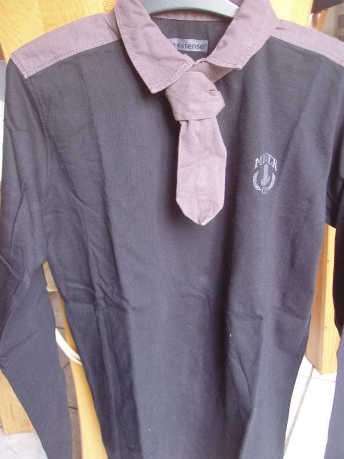 t-shirt chic col polo