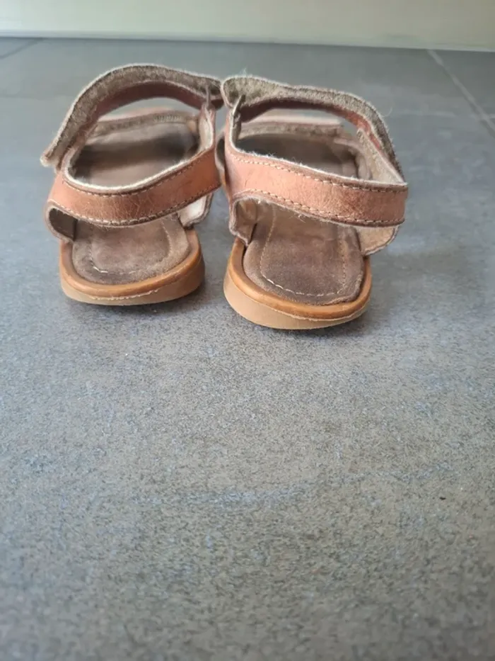 Nus pieds / sandales roses bopy 27 - photo numéro 4